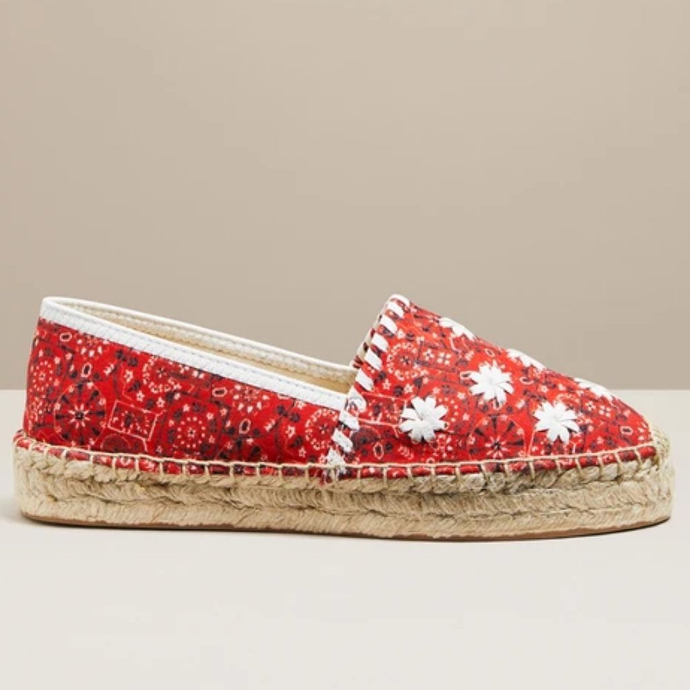 JACK ROGERS Canvas Espadrille Shoes